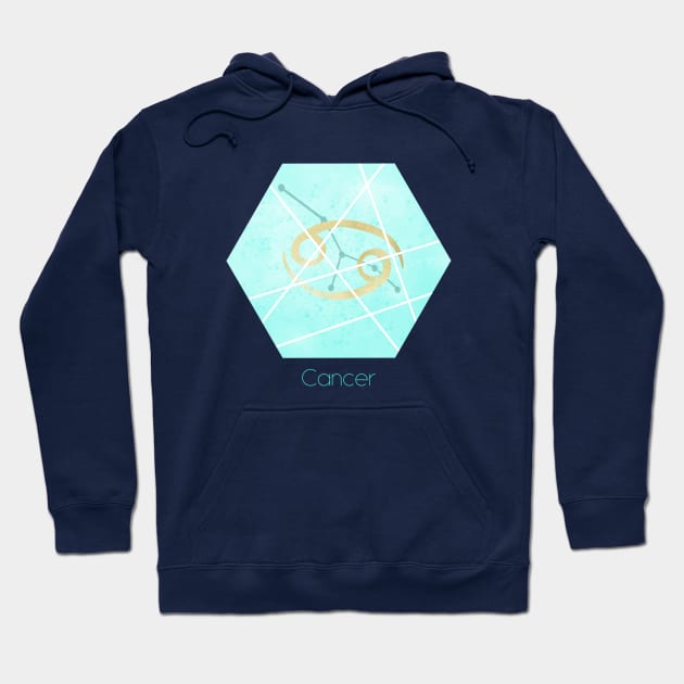 Cancer zodiac sign Hoodie by Home Cyn Home 